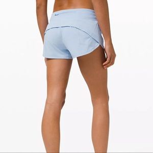 Lululemon Speed Up Short (blue pattern)